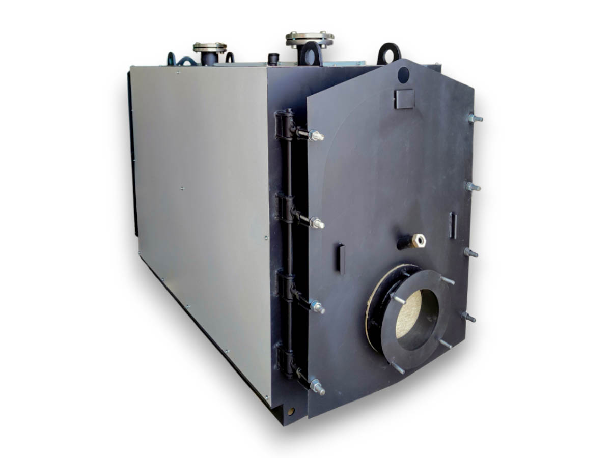 Водогрейный овальный котел ТВД 100